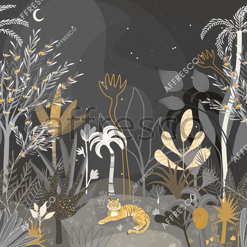 Фреска В тени джунглей, арт. ID139444