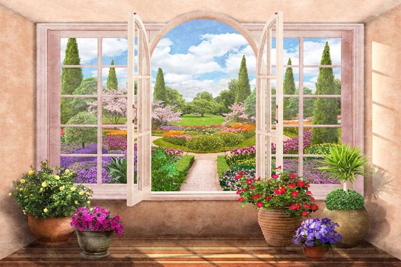 Фреска Современный Графический Дизайн 44431