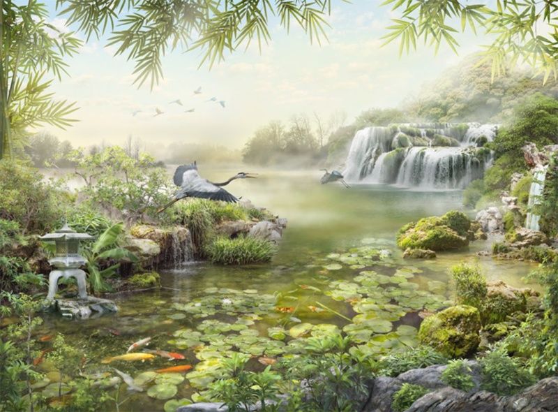 Фреска Современный Графический Дизайн 44536