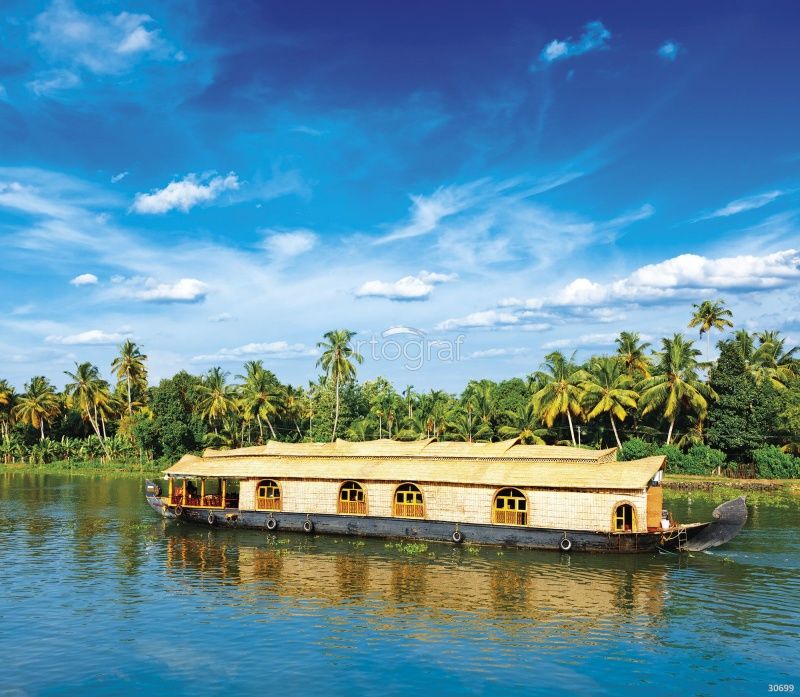 Фреска Озеро Вембанад Art.30699