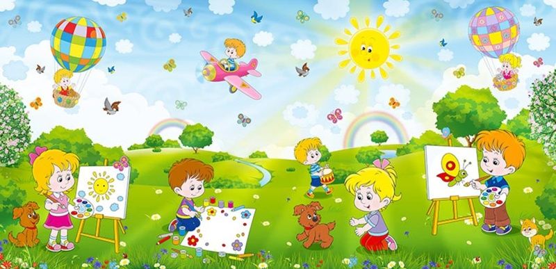 Фреска Детские B020