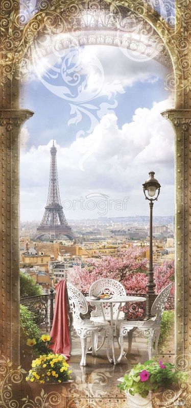 Фреска Парижское утро Art.9107