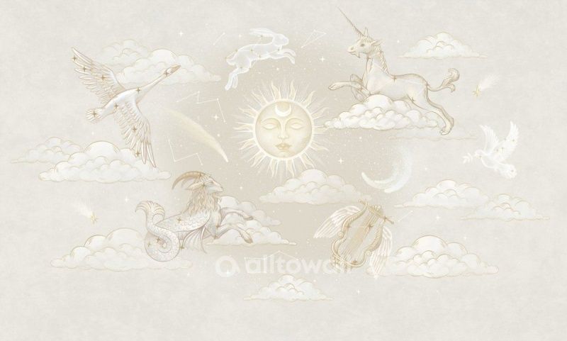 Фреска Созвездия зодиака-2