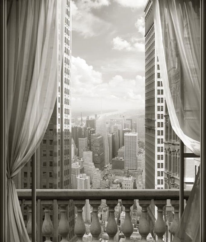 Фреска Современный дизайн Черно-белые арт. a_976