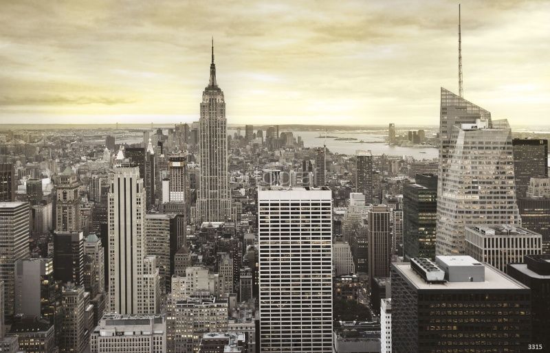 Фреска Манхэттен до захода солнца Art.3315