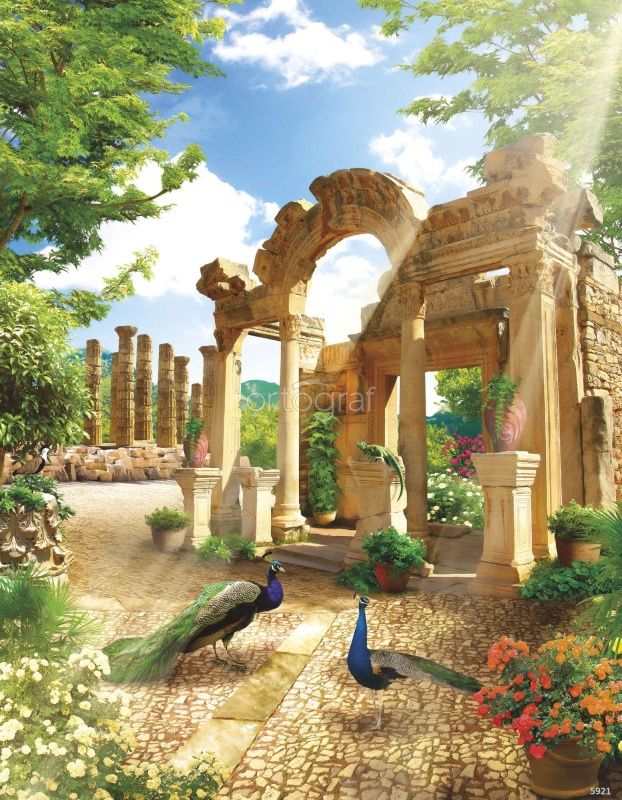 Фреска Руины античной виллы Art.5921