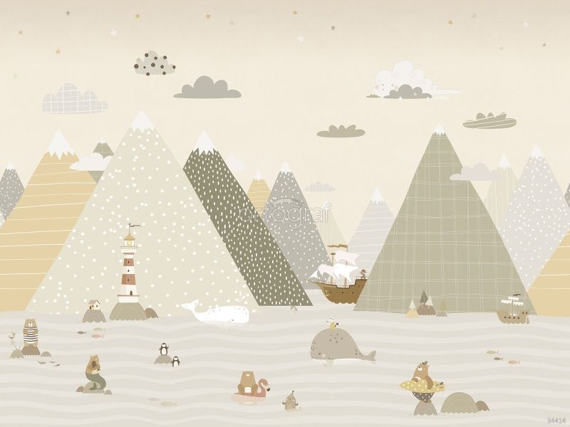 Фреска Приключений на маяке Art.34414