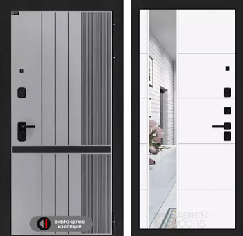 Входная дверь Скайлаб с зеркалом 19