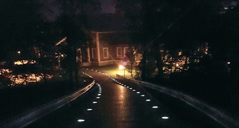 Светодиодная брусчатка на солнечных батареях Aqua Brand, Бриллиант 198x98x60