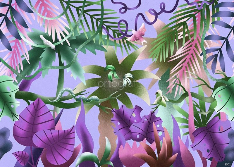 Фреска Тропики Art.8301