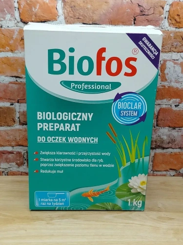Biofos Professional Биологиеческий препарат для прудов 1 кг в коробке