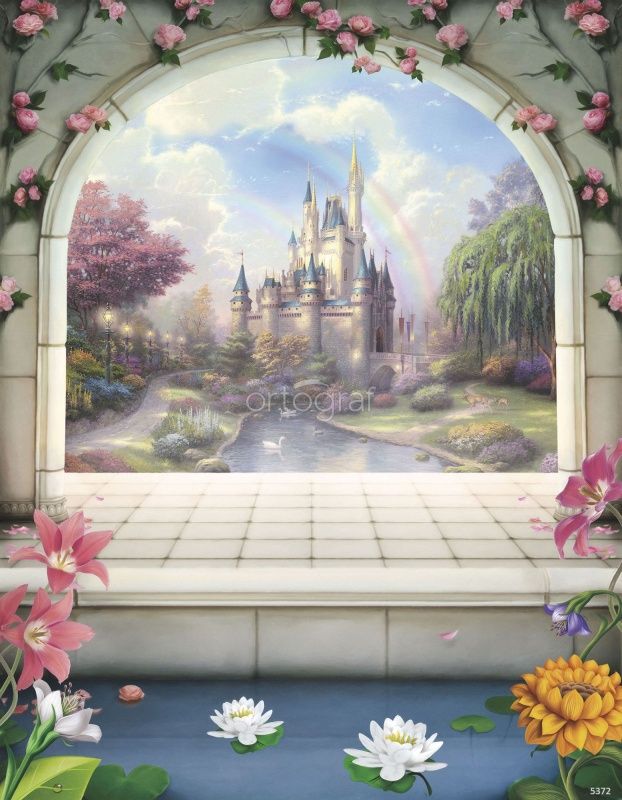 Фреска Сказочный замок Art.5372