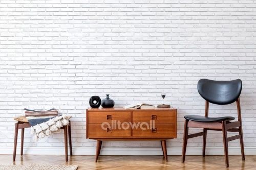 Фреска Белый кирпич