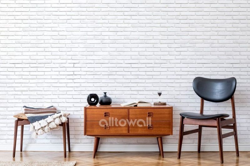 Фреска Белый кирпич