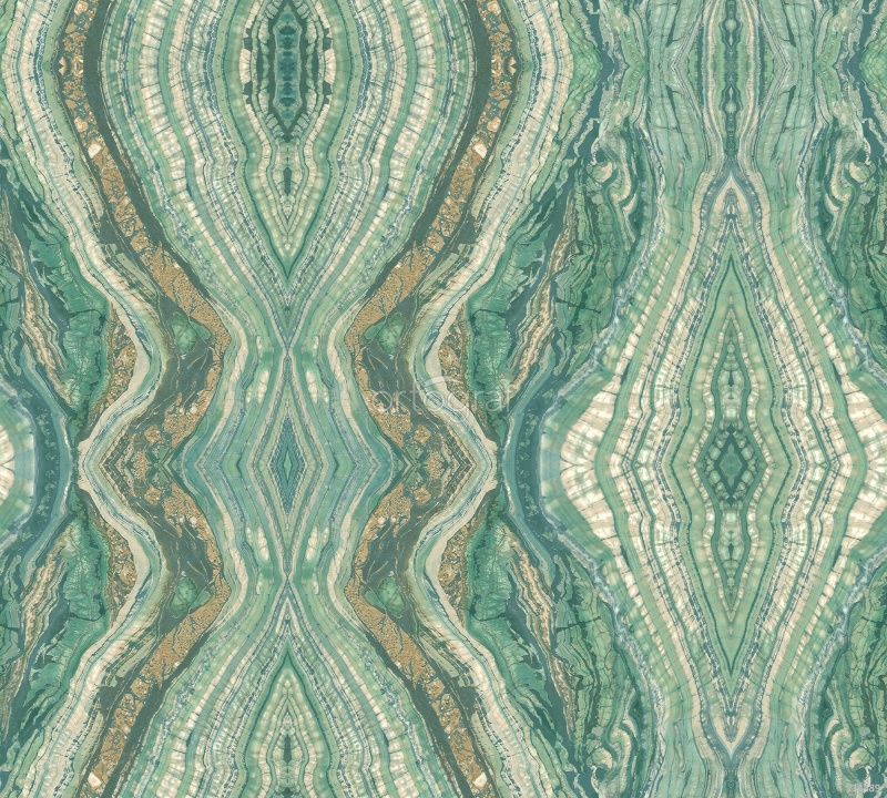 Фреска Срез зеленого камня Art.33489