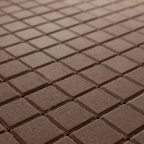 Тротуарная плитка STEINGOT Квадрат Темно-коричневый Верхний прокрас 60 мм