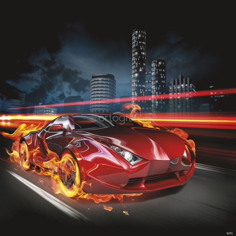 Фреска Ночные гонки Art.5271