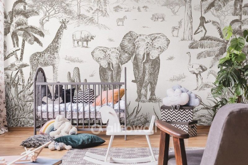 Фреска Книга джунглей