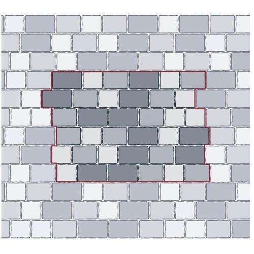 Тротуарная плитка STEINGOT Новый город Talana Верхний прокрас 60 мм