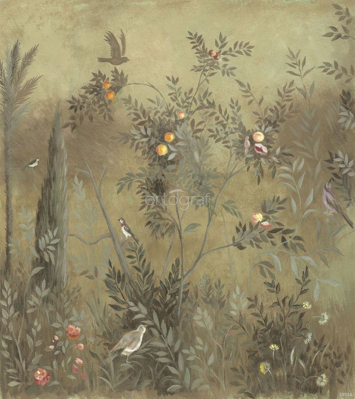 Фреска Полянка в тумане Art.33534