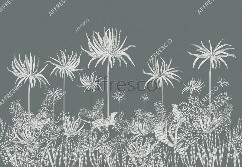 Фреска Хищный лес, арт. ID139336