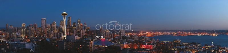 Фреска Панорама Сиэтла Art.30084