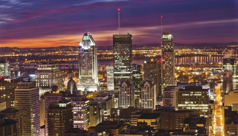 Фреска Рассвет в Монреале Art.3288