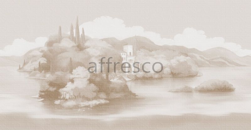 Фреска Невероятный остров, арт. ID139708