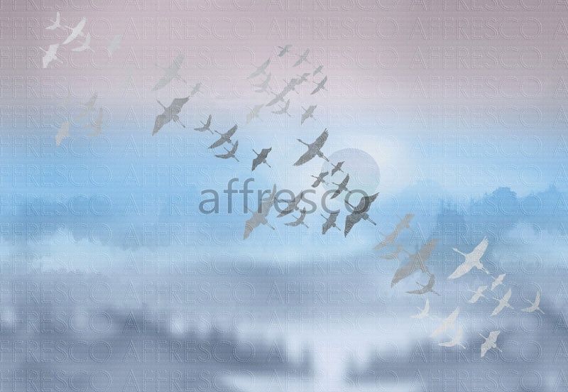 Фреска Стая птиц, арт. ID136379