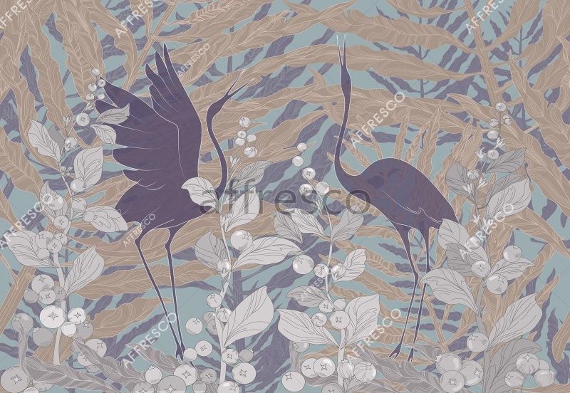 Фреска Танец цапель, арт. ID139311