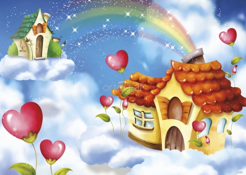 Фреска Сказочные домики Art.3388