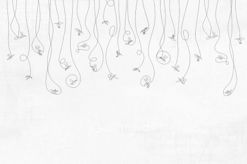 Фреска ANIMALISM Colibri black