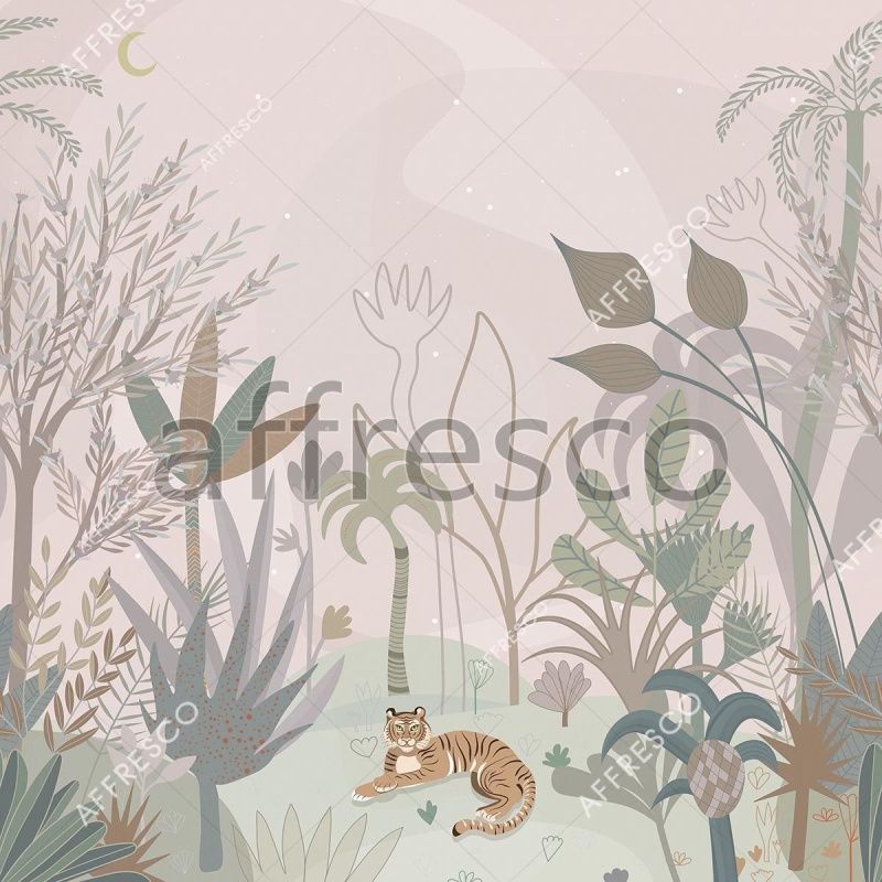 Фреска Хозяин джунглей, арт. ID139448