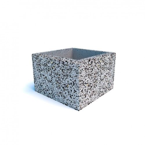 Вазон бетонный уличный Моника (фактура шахматка)