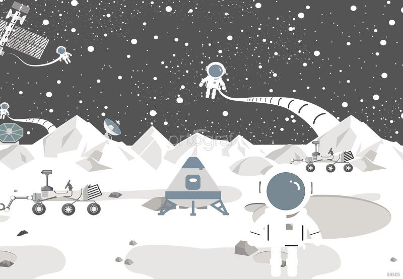 Фреска На луне Art.33305