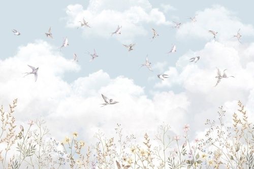 Фреска Танец ласточек-1