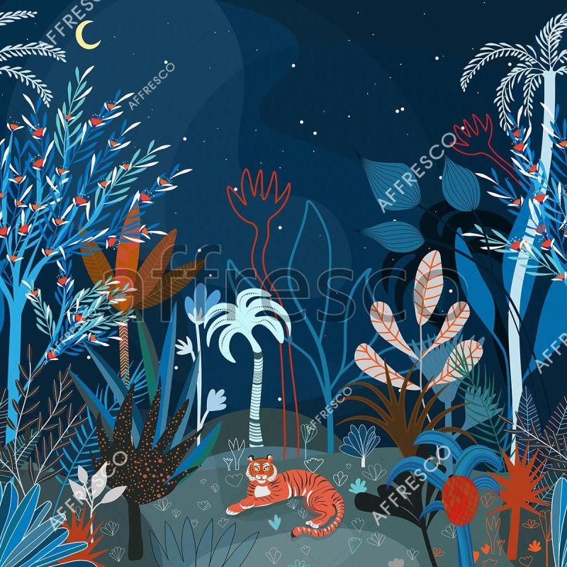 Фреска Сказочные джунгли, арт. ID139443