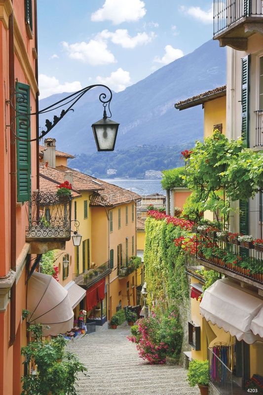 Фреска Улочка в Белладжио Art.4203