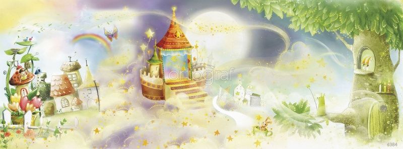 Фреска Сказочный город Art.4384
