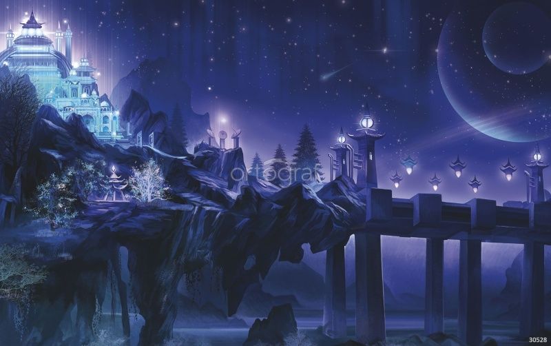 Фреска Фантастический замок Art.30528