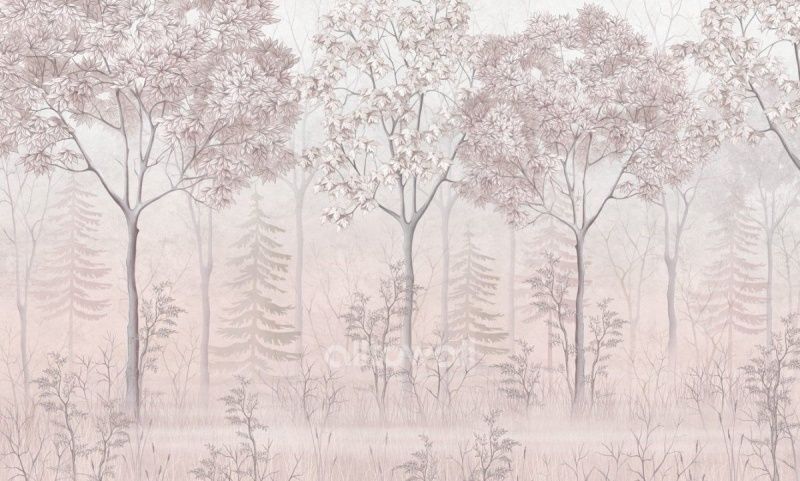 Фреска Пудровый лес