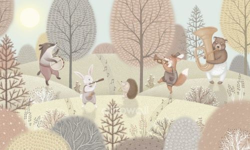 Фреска Лесной оркестр-2