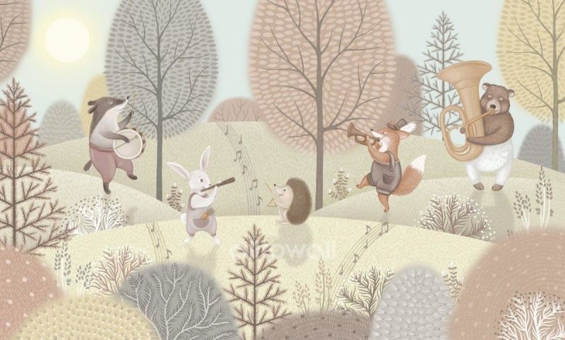 Фреска Лесной оркестр-2