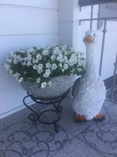 Вазон бетонный уличный Альпина(фактура шахматка)