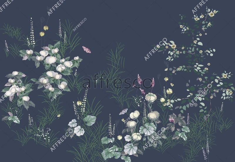 Фреска Цветок хлопка, арт. ID139419