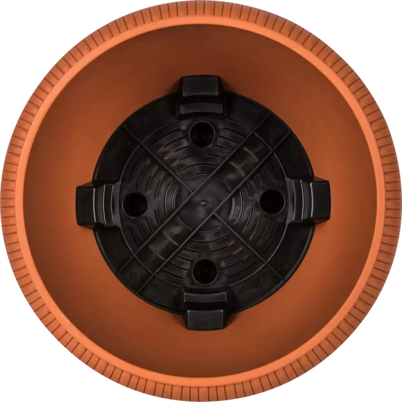 Горшок д/цветов с поддоном на колесах Le Jardin d=35, 13 л/терракот