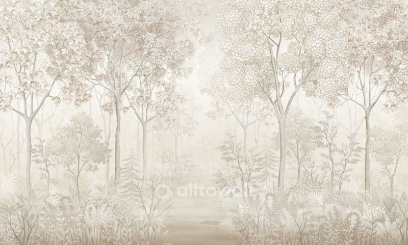 Фреска Бежевый лес