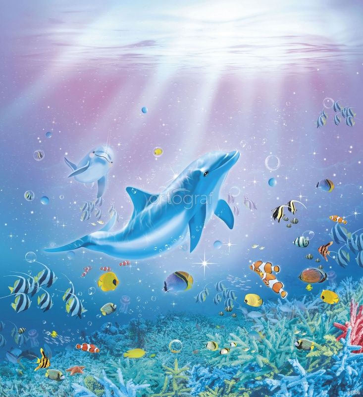 Фреска Жители рифов Art.33506