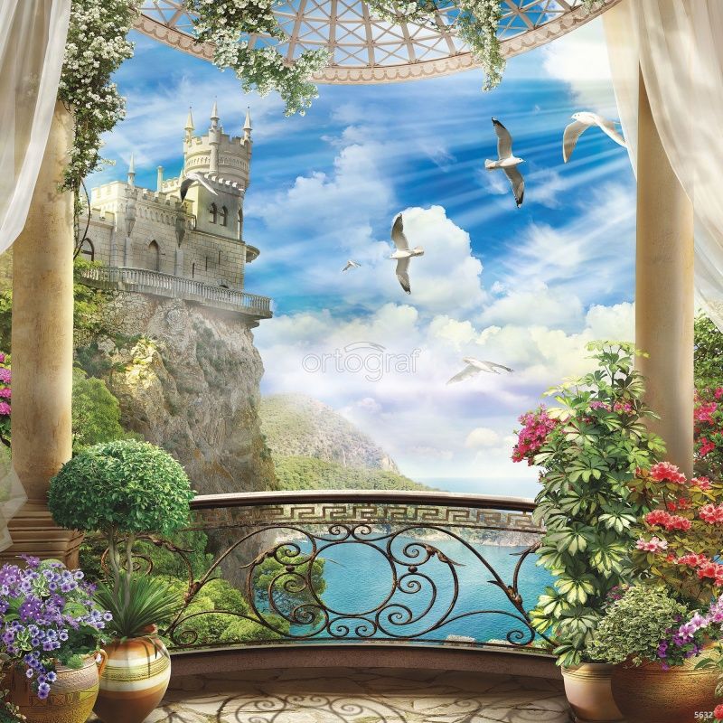 Фреска Ласточкино гнездо Art.5632