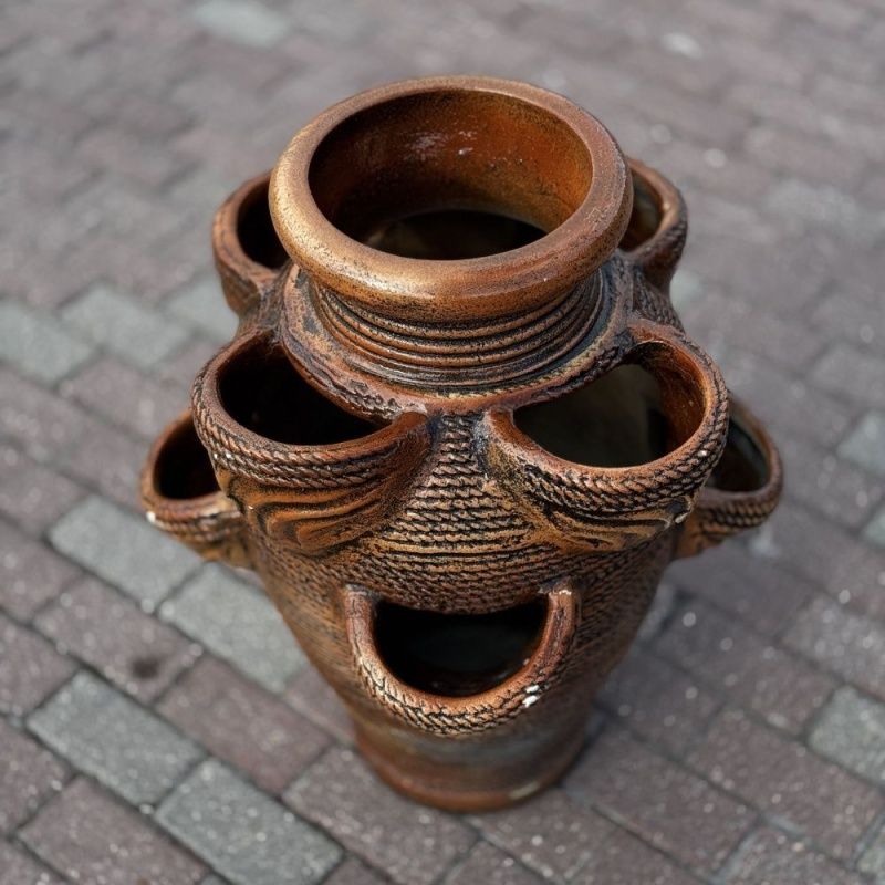 Ваза с карманами высота75см